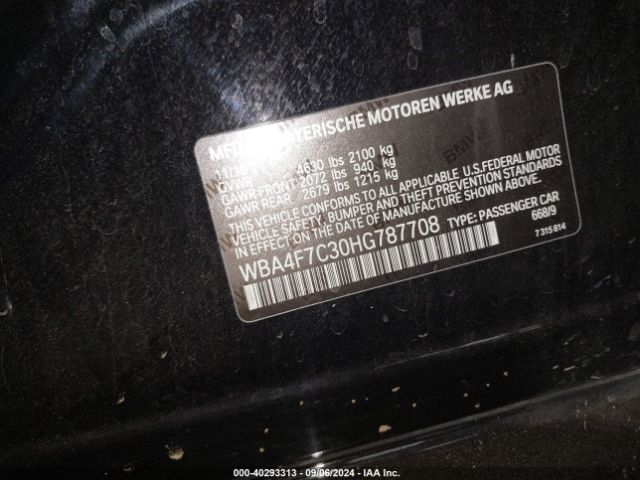 WBA4F7C30HG787708 BMW 430i Gran Coupe