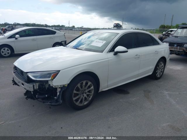 2021 AUDI A4 WAUABAF42MA075763 Photo 1