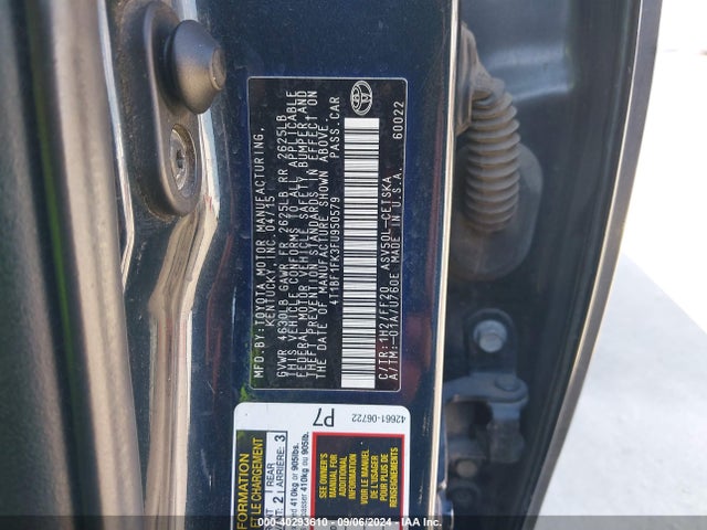 Toyota CAMRY SE 2015 4T1BF1FK3FU950579 Image 9