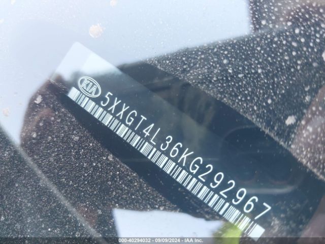 5XXGT4L36KG292967 KIA Optima S