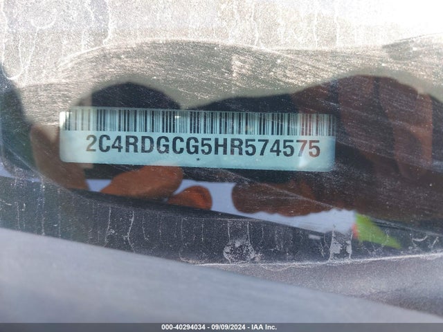 Dodge Grand Caravan Sxt 2017 2C4RDGCG5HR574575 Image 9