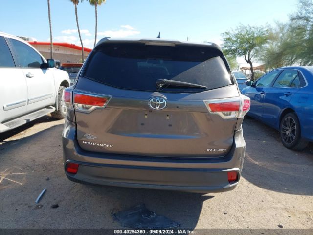 5TDJKRFH4GS503182 Toyota Highlander Xle V6