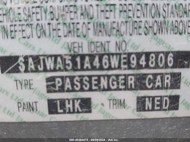 2006 JAGUAR X-TYPE SAJWA51A46WE94806 Photo 8