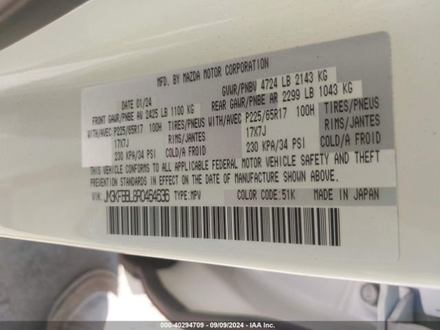 JM3KFBBL8R0464636 Mazda Cx-5 2.5 S Select