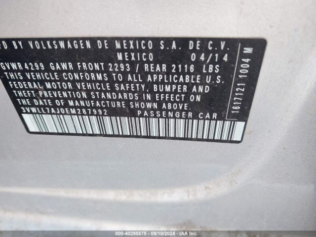 3VWLL7AJ0EM287992 Volkswagen Jetta 2.0l Tdi