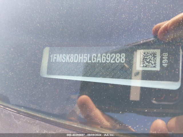 Ford EXPLORER XLT 2020 1FMSK8DH5LGA69288 Image 9