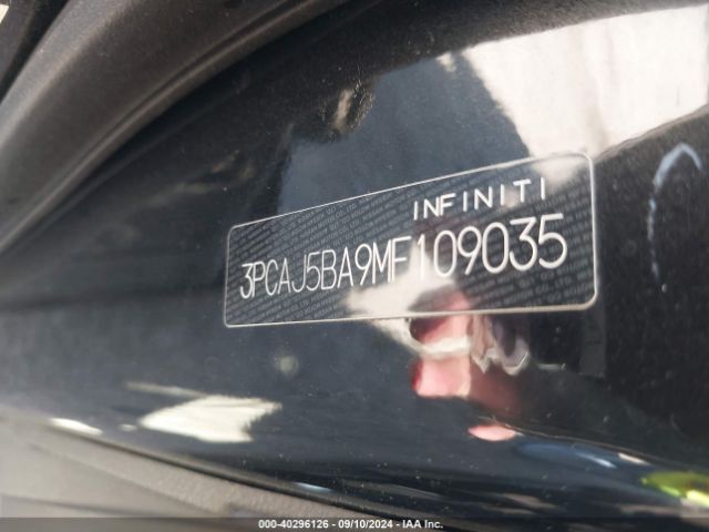 3PCAJ5BA9MF109035 Infiniti Qx50 Luxe