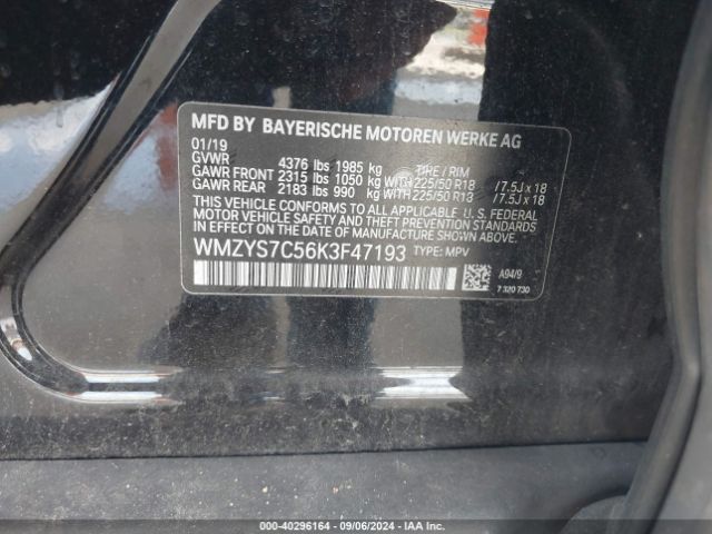 WMZYS7C56K3F47193 Mini Countryman Cooper