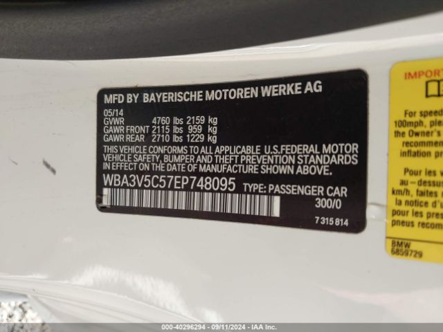WBA3V5C57EP748095 BMW 428i