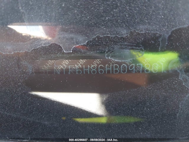 Honda Pilot Ex-l 2017 5FNYF6H86HB097801 Image 9