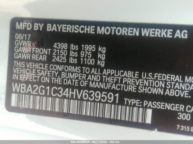 WBA2G1C34HV639591 BMW M240i