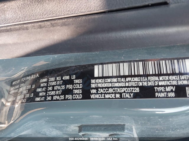 ZACCJBCTXGPD37226 Jeep Renegade Trailhawk