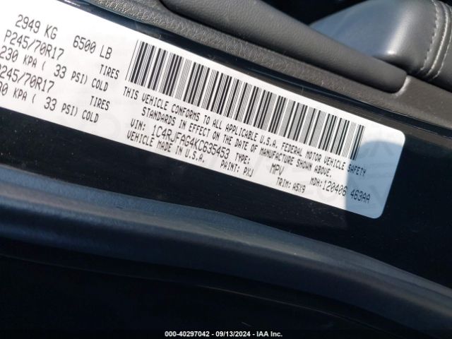 1C4RJFAG4KC635453 Jeep Grand Cherokee Laredo E 4x4