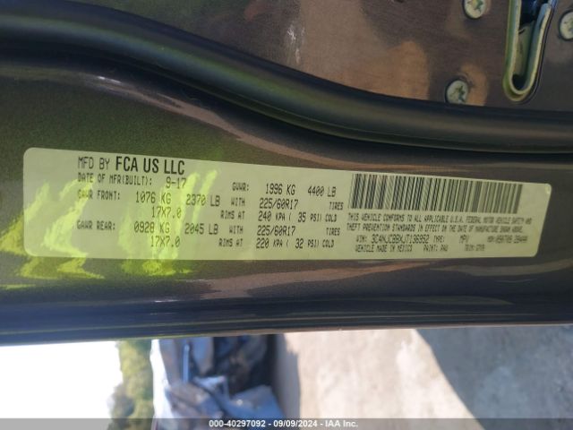 3C4NJCBBXJT136952 Jeep Compass Latitude Fwd