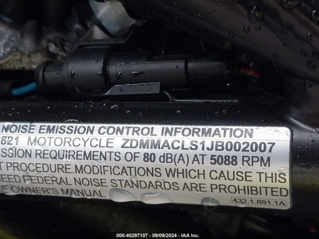 2018 DUCATI MONSTER ZDMMACLS1JB002007 Photo 9