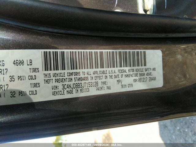 3C4NJDBB3JT153128 Jeep Compass Latitude 4x4