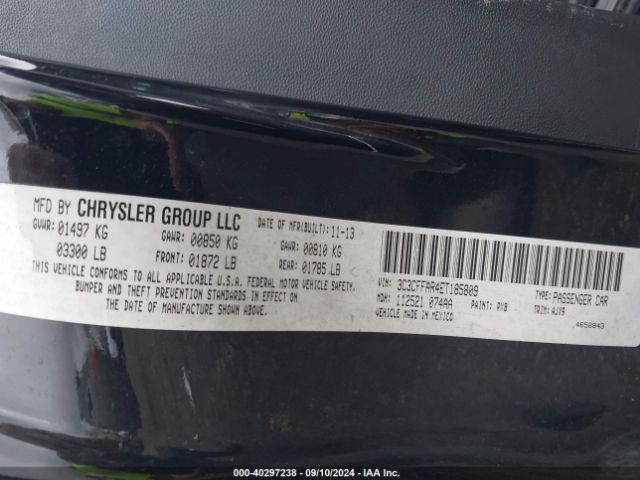 3C3CFFAR4ET185809 Fiat 500 POP