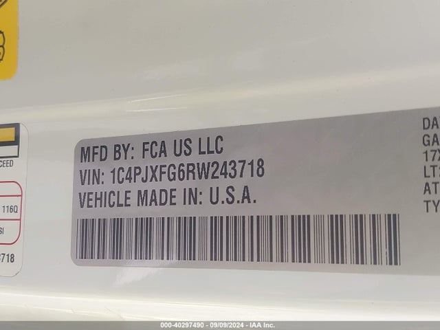 1C4PJXFG6RW243718 Jeep Wrangler 4-door Rubicon 4x4