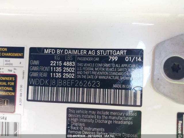 WDDKJ8JB8EF262623 Mercedes-Benz E 350 4matic