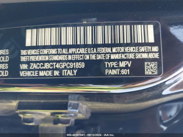 ZACCJBCT4GPC91859 Jeep Renegade Trailhawk