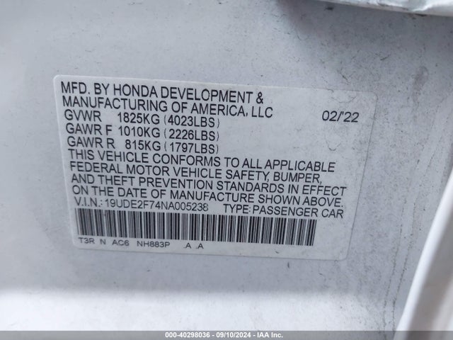 Acura Ilx Premium Package 2022 19UDE2F74NA005238 Image 9