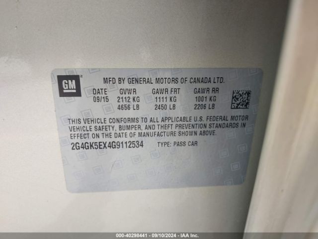 2G4GK5EX4G9112534 Buick Regal Turbo