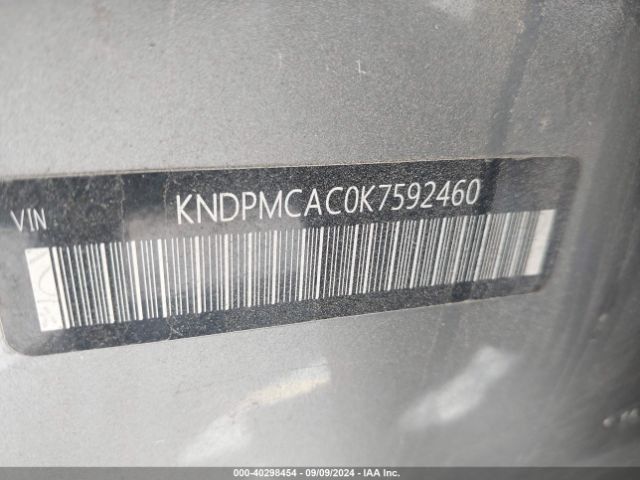 KNDPMCAC0K7592460 KIA Sportage Lx