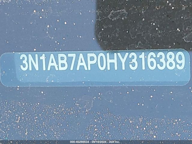 3N1AB7AP0HY316389 Nissan SENTRA S