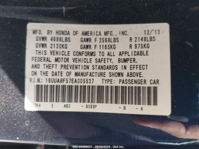 19UUA8F57EA005537 Acura Tl 3.5