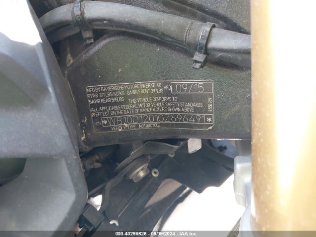 2016 BMW S 1000 WB10D1201GZ696491 Photo 9