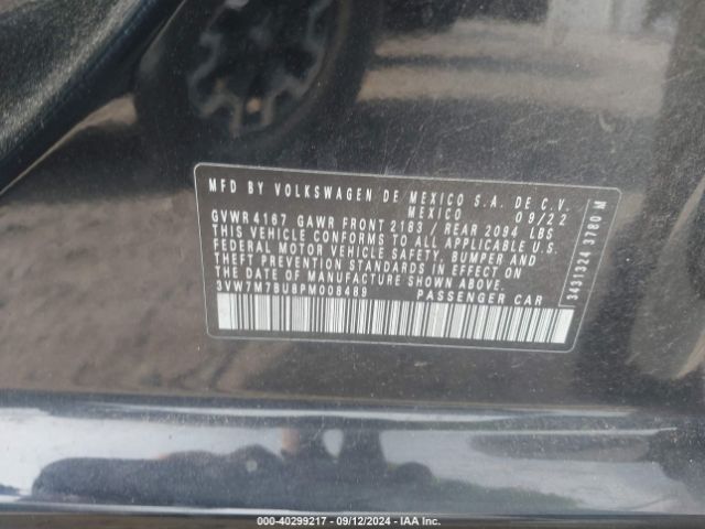 3VW7M7BU8PM008489 Volkswagen Jetta 1.5t Se