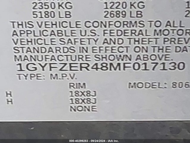 2021 CADILLAC XT4 1GYFZER48MF017130 Photo 8