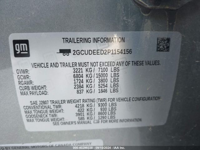 2GCUDEED2P1154156 Chevrolet Silverado 1500 4wd  Short Bed Rst