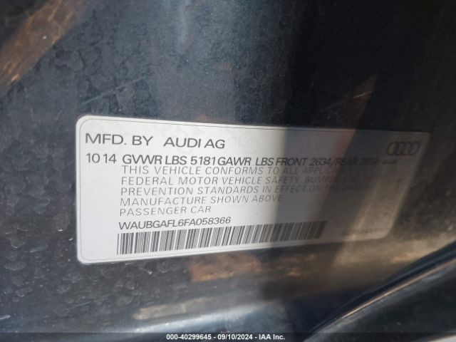 WAUBGAFL6FA058366 Audi S4 3.0t Premium Plus