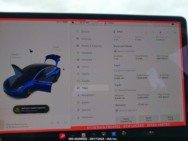 2020 TESLA MODEL 3 5YJ3E1EA5LF804502 Photo 6