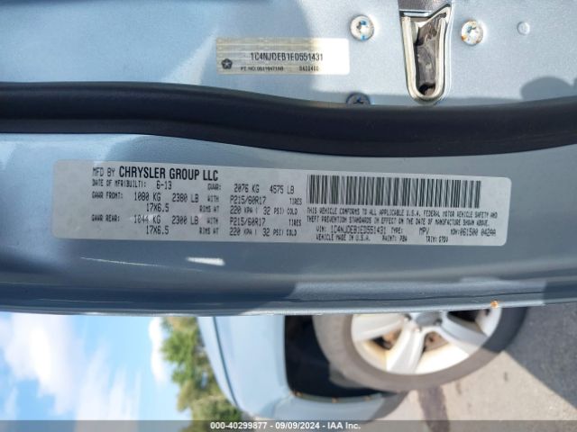 1C4NJDEB1ED551431 Jeep Compass Latitude