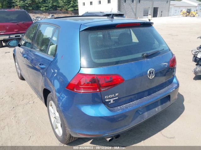 3VW217AU9HM017076 Volkswagen Golf Tsi S 4-door/tsi Se 4-door/tsi Sel 4-door/tsi Wolfsburg Edition 4-door