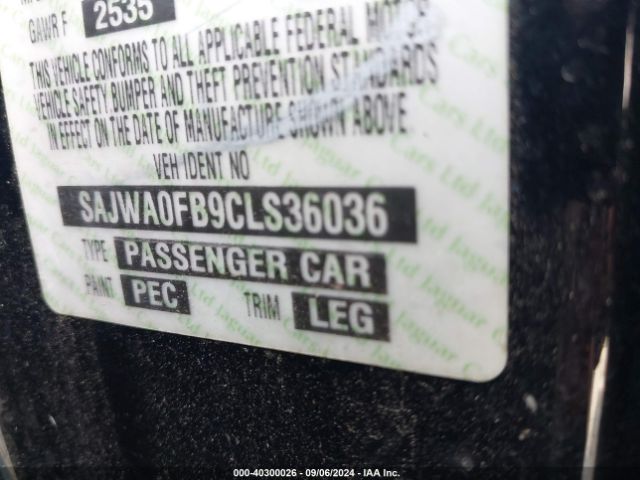 2012 JAGUAR XF SAJWA0FB9CLS36036 Photo 8