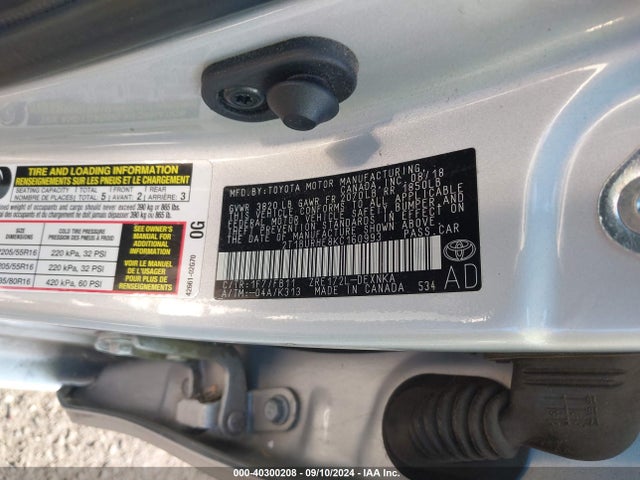 Toyota COROLLA LE 2019 2T1BURHE8KC160993 Image 9