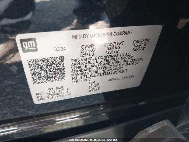KL47LAE20RB183983 Buick Envista Preferred Fwd