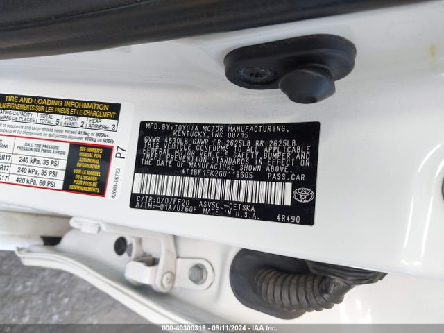 Toyota CAMRY SE 2016 4T1BF1FK2GU118605 Image 9