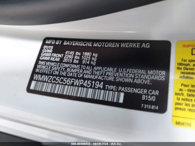 WMWZC5C56FWP45194 Mini Countryman Cooper S