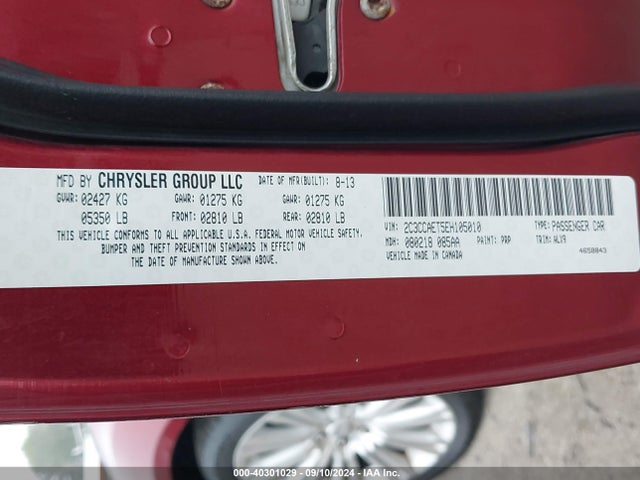 2C3CCAET5EH105010 Chrysler 300C