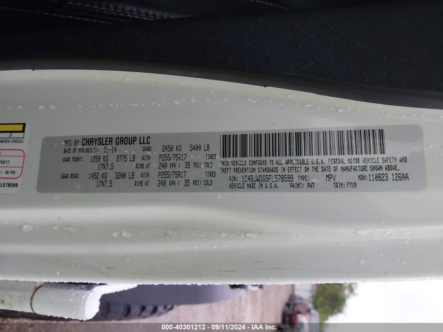 1C4BJWDG5FL578599 Jeep Wrangler Unlimited Freedom Edition