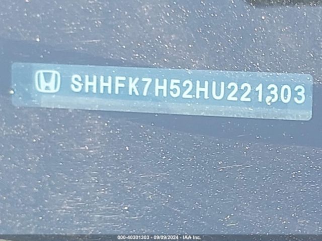 SHHFK7H52HU221303 Honda CIVIC EX