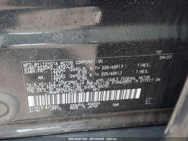 JTMMWRFV7PD204790 Toyota Rav4 Hybrid Le