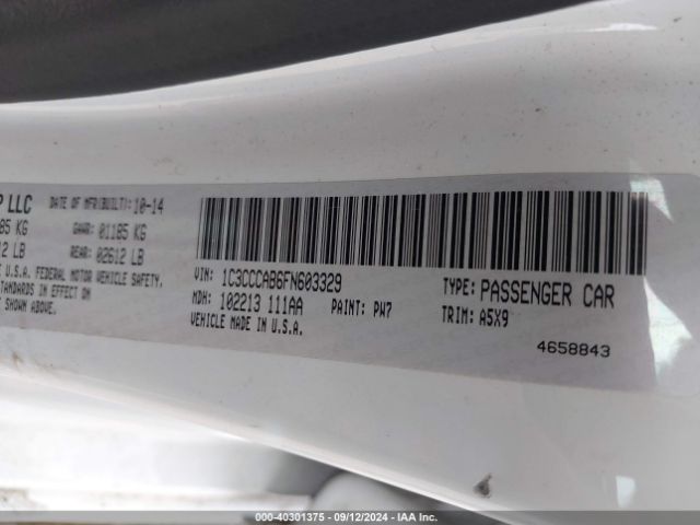 1C3CCCAB6FN603329 Chrysler 200 Limited