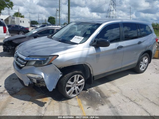 5FNYF6H18HB070022 Honda PILOT LX