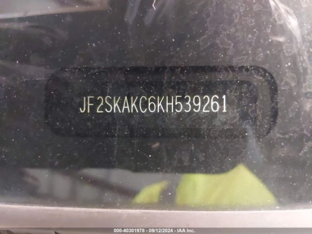 JF2SKAKC6KH539261 Subaru Forester Sport