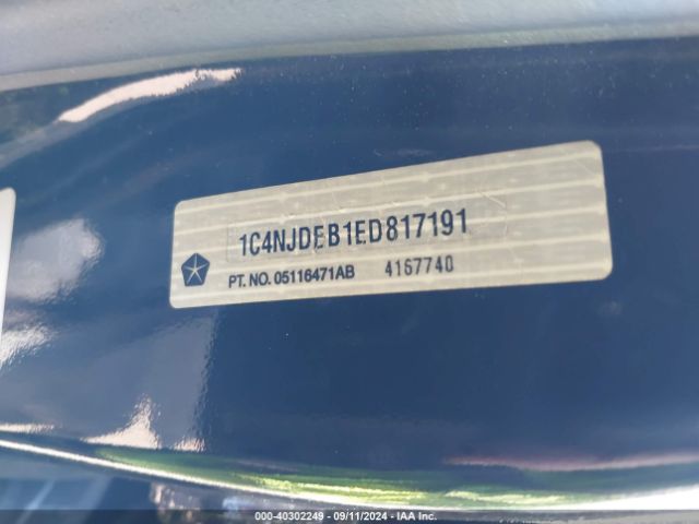 1C4NJDEB1ED817191 Jeep Compass Latitude